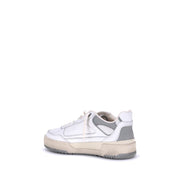 Golden Goose Gray Leather Chunky Sneakers