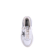 Golden Goose Gray Leather Chunky Sneakers