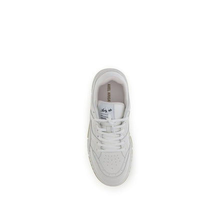 Axel Arigato White Leather Low Top Sneakers