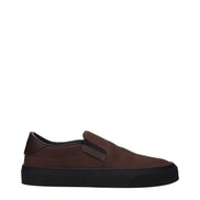 Mocassini Moncler Marroni in Pelle Slip-On