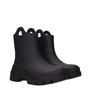 Moncler Stivaletti alla Caviglia in Cotone Nero