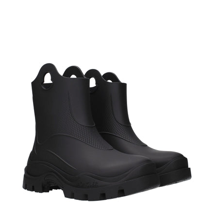 Moncler Stivaletti alla Caviglia in Cotone Nero