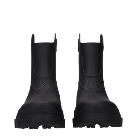 Moncler Stivaletti alla Caviglia in Cotone Nero