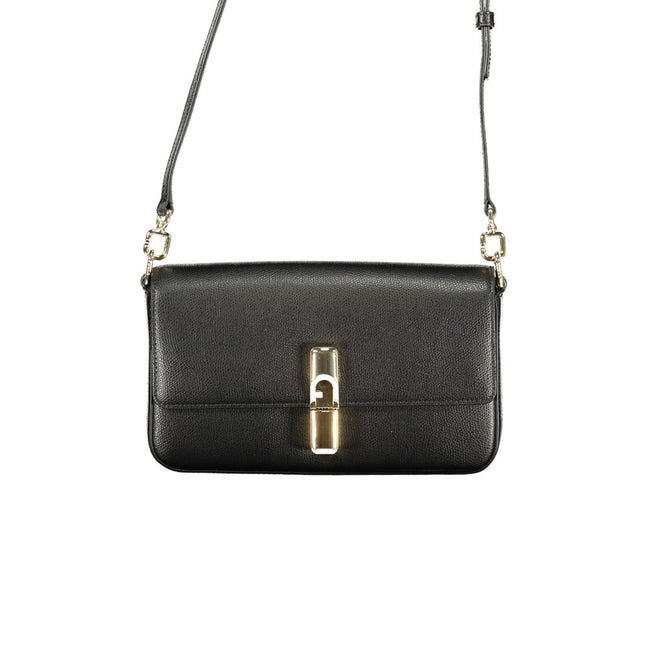 Sac à main en cuir noir Furla pour femme