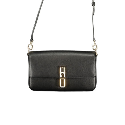 Sac à main en cuir noir Furla pour femme