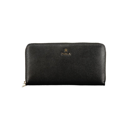 Portefeuille femme en cuir Furla Nero