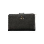 Portefeuille en cuir noir pour femme Furla