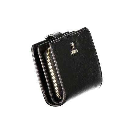 Portefeuille en cuir noir pour femme Furla