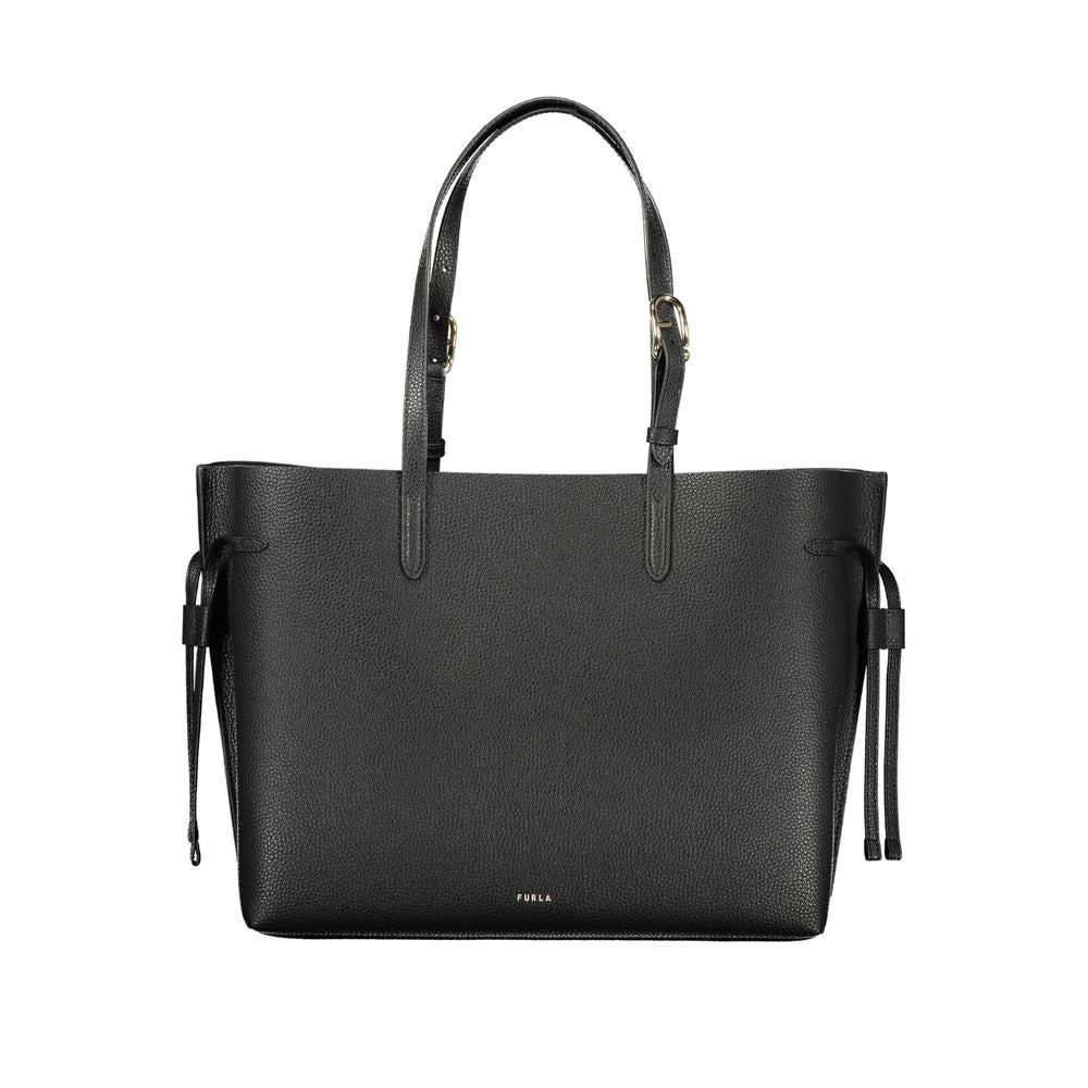 Sac à main en cuir noir Furla pour femme