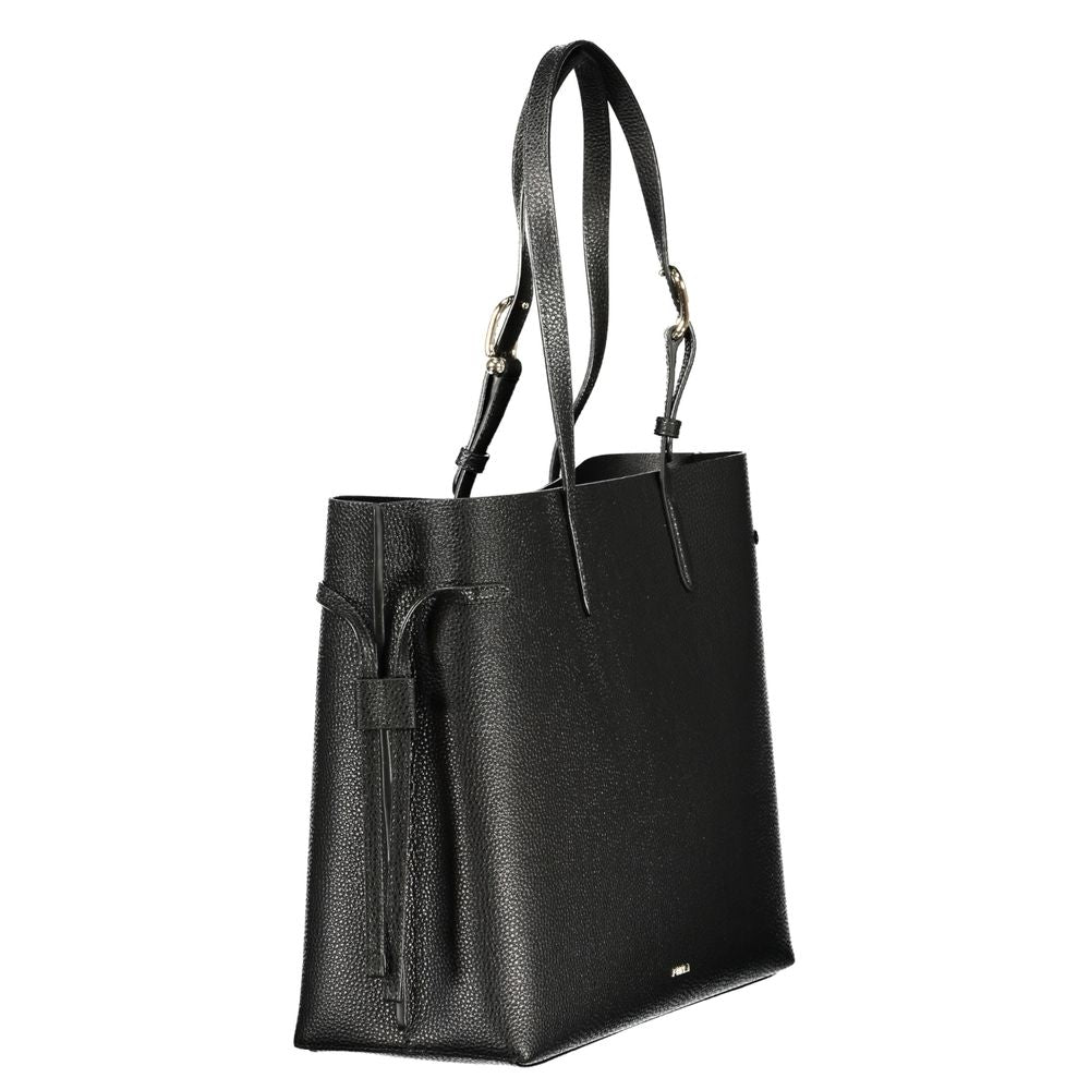 Sac à main en cuir noir Furla pour femme