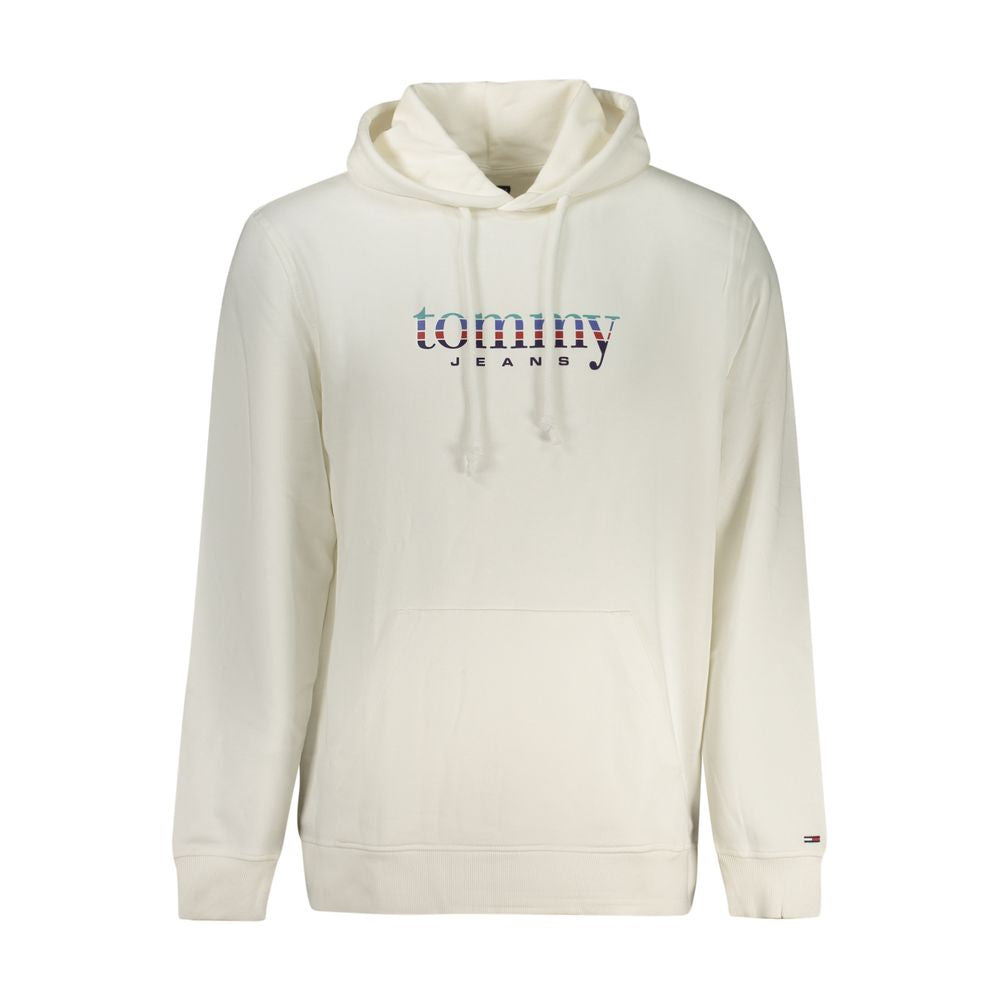 Tommy Hilfiger White Cotton Hoodie