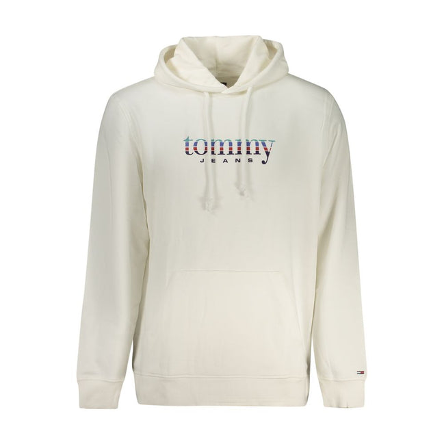 Tommy Hilfiger White Cotton Hoodie
