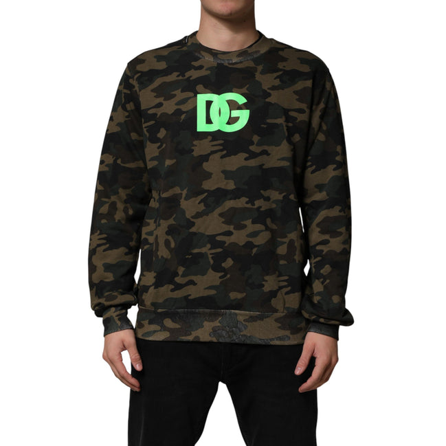 Dolce & Gabbana Multicolor Camouflage Sweatshirt