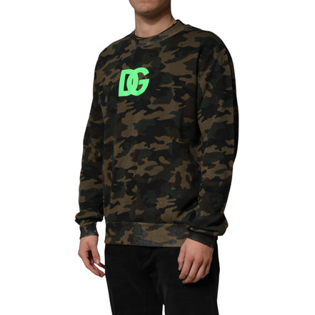 Dolce & Gabbana Multicolor Camouflage Sweatshirt