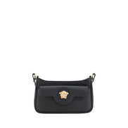 Versace Black Calf Leather Shoulder Bag - Women