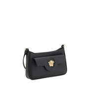 Versace Black Calf Leather Shoulder Bag - Women
