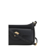 Versace Black Calf Leather Shoulder Bag - Women
