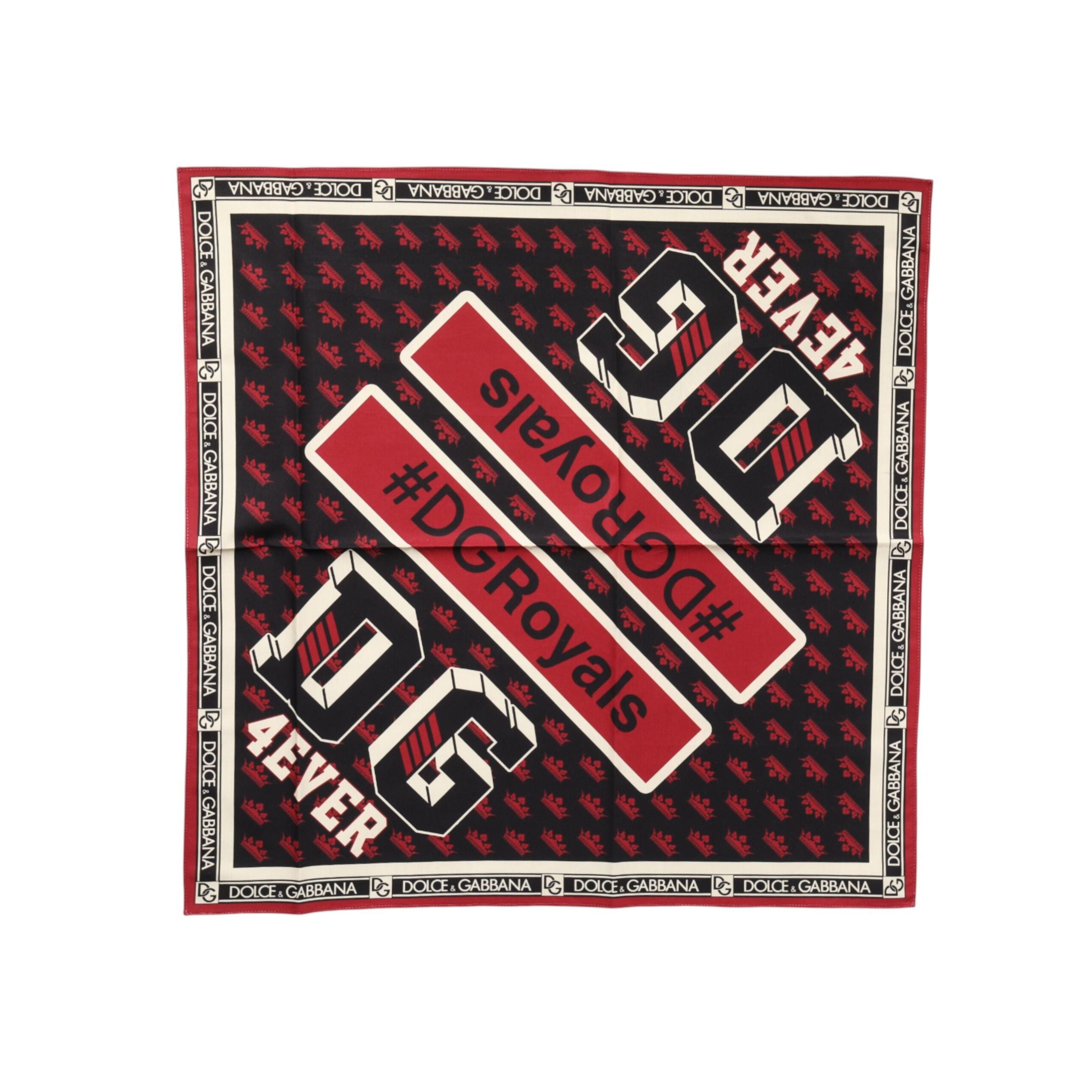 Foulard carré Dolce & Gabbana multicolore #DGRoyals 50cm x 49,5cm