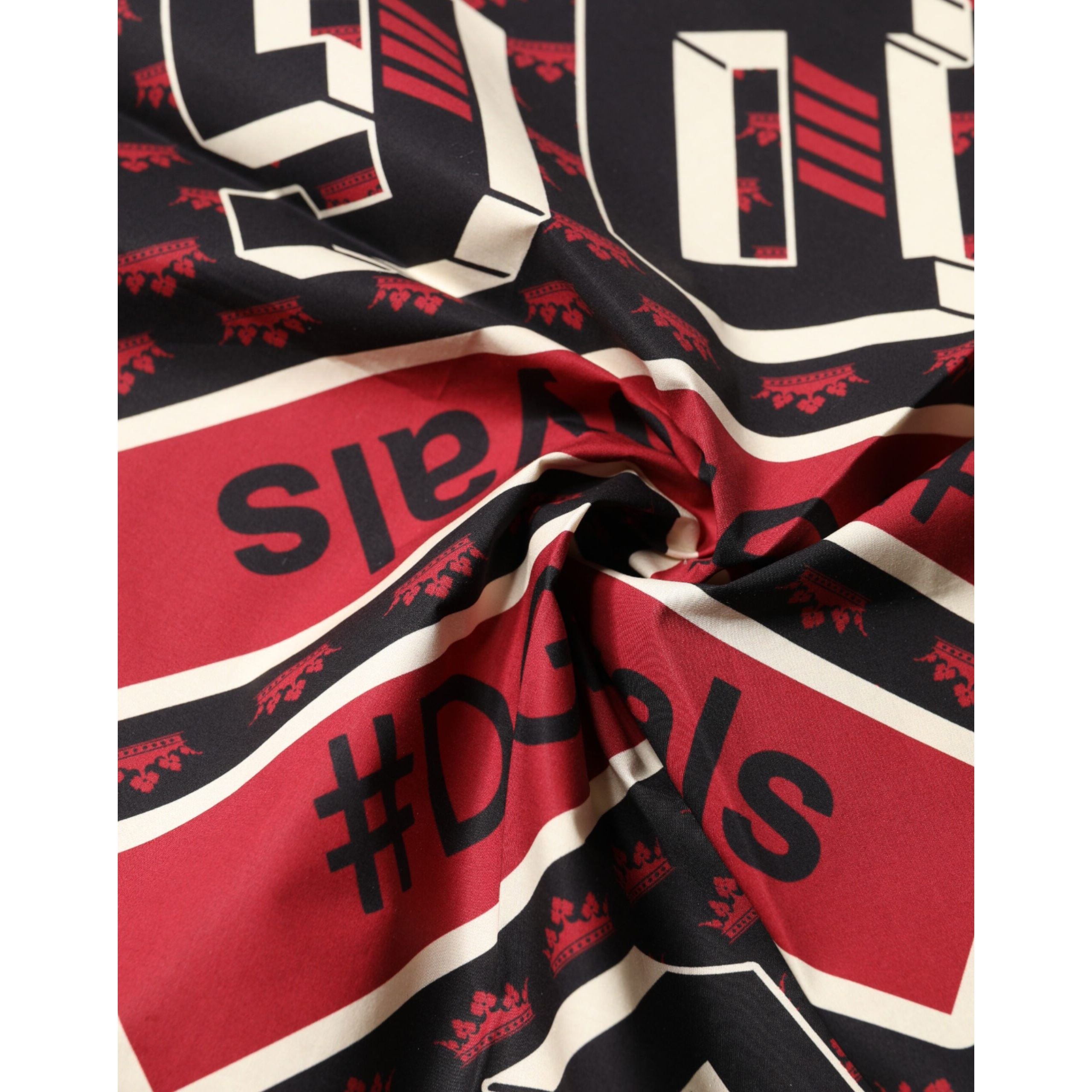 Foulard carré Dolce & Gabbana multicolore #DGRoyals 50cm x 49,5cm
