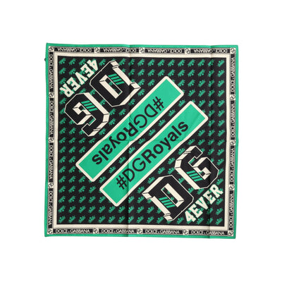 Dolce & Gabbana Multicolor #DGRoyals Square Foulard 50.5cm x 50cm Scarf