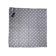 Foulard quadrato in seta blu a pois Dolce & Gabbana 91,5 cm x 89,5 cm