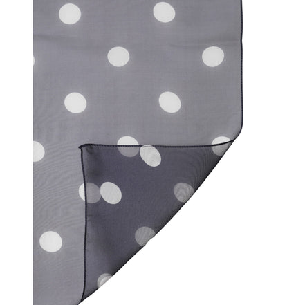Foulard quadrato in seta blu a pois Dolce & Gabbana 91,5 cm x 89,5 cm