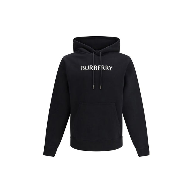 Sweat-shirt en coton noir Burberry