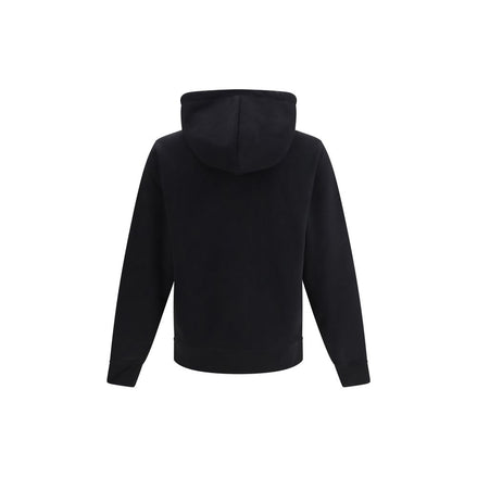 Felpa Nera in Cotone Burberry