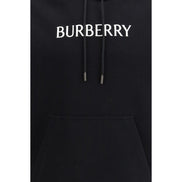 Sweat-shirt en coton noir Burberry