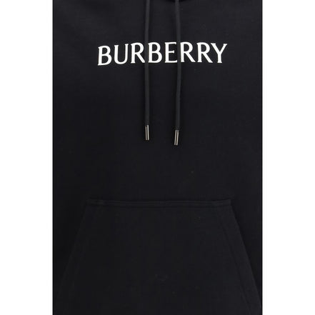 Sweat-shirt en coton noir Burberry