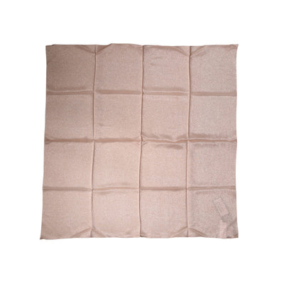 Dolce & Gabbana Light Pink Silk Blend Square Foulard 87.5cm x86.5cm Scarf