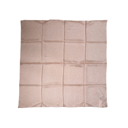 Dolce & Gabbana Light Pink Silk Blend Square Foulard 87.5cm x86.5cm Scarf