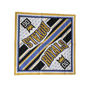 Sciarpa foulard quadrato Dolce & Gabbana Multicolor DG Royals da uomo 50 cm x 50 cm