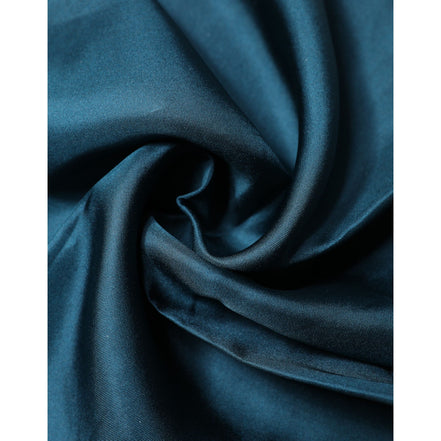 Fazzoletto da taschino in seta blu Dolce & Gabbana
