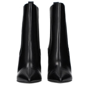 Valentino Garavani Black Leather Ankle Boots