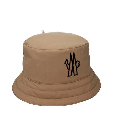 Cappello Pescatore Moncler Beige in Tessuto