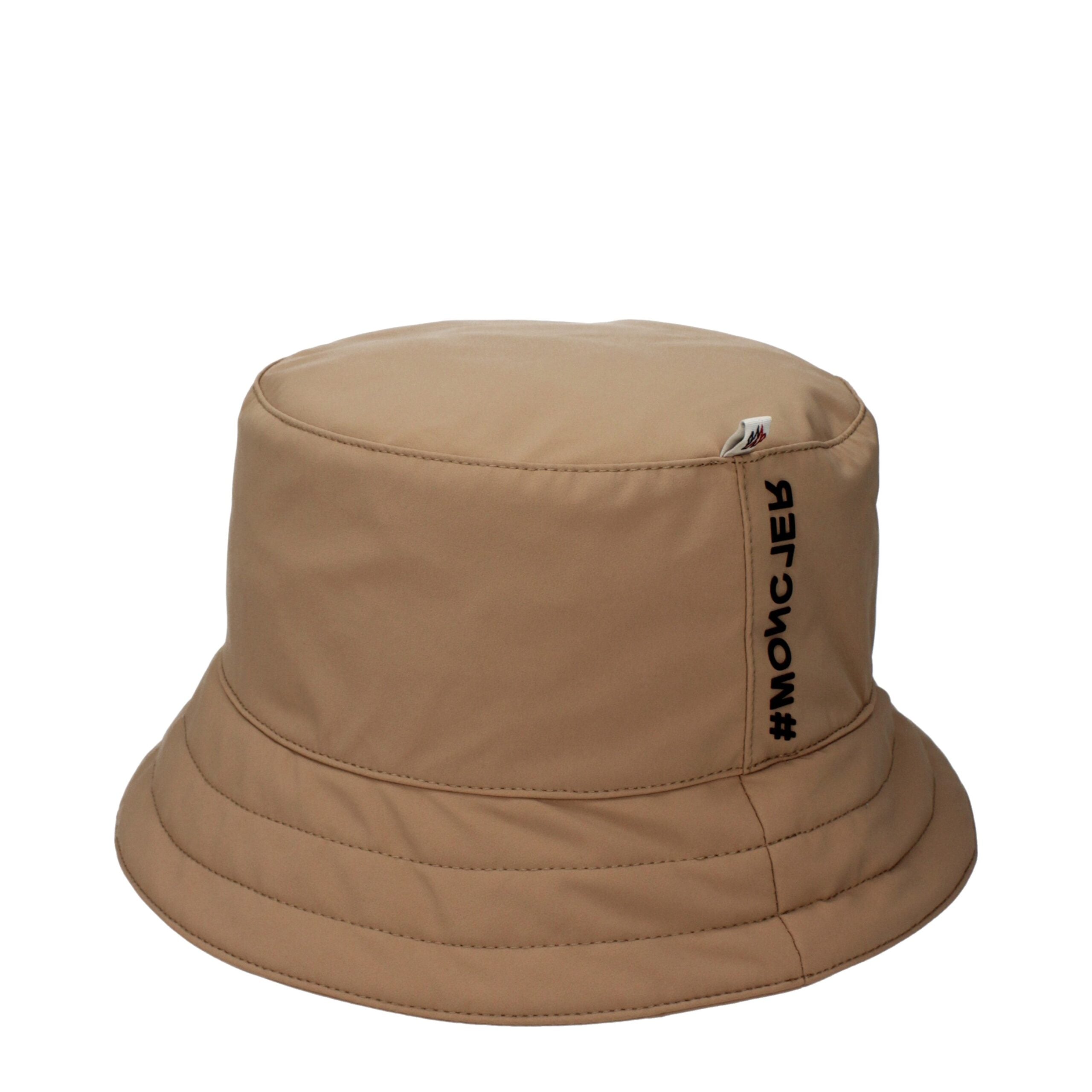 Cappello Pescatore Moncler Beige in Tessuto
