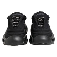 Chaussures baskets basses à enfiler Dolce & Gabbana noires Wave