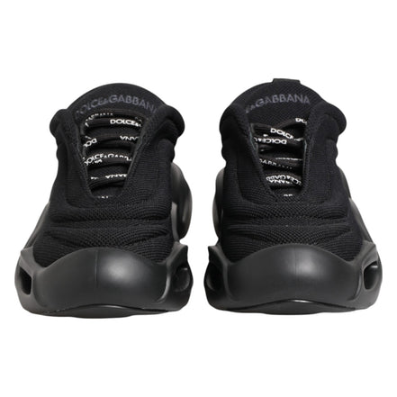 Chaussures baskets basses à enfiler Dolce & Gabbana noires Wave
