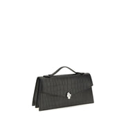 Alexander McQueen Black Leather Shoulder Bag