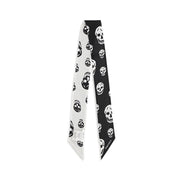 Alexander McQueen Black Silk Scarf