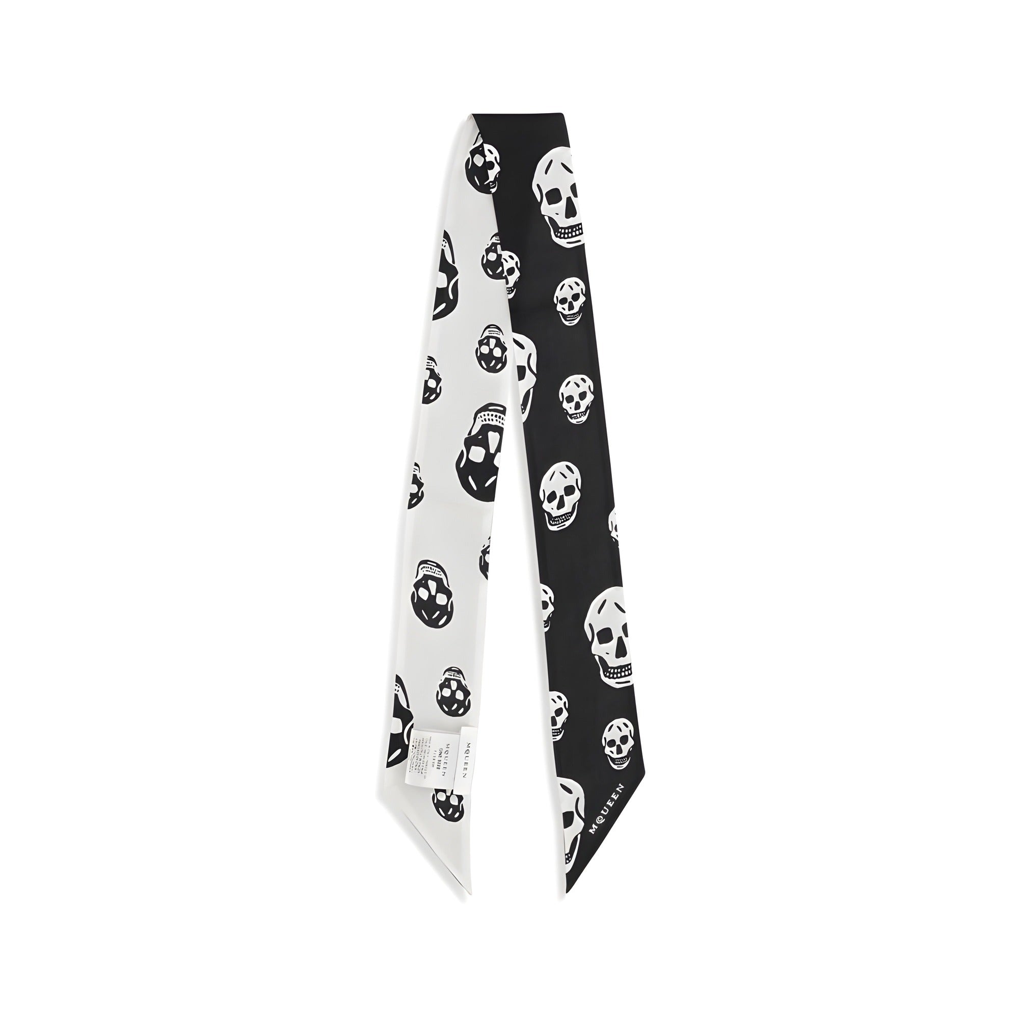 Alexander McQueen Black Silk Scarf