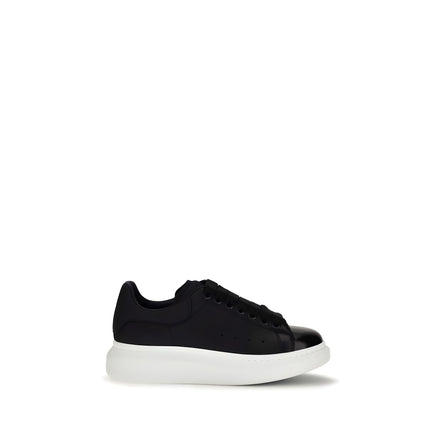 Alexander McQueen Blue Calf Leather Chunky Sneakers