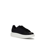 Alexander McQueen Blue Calf Leather Chunky Sneakers