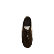 Alexander McQueen Brown Suede Leather Athletic Sneakers