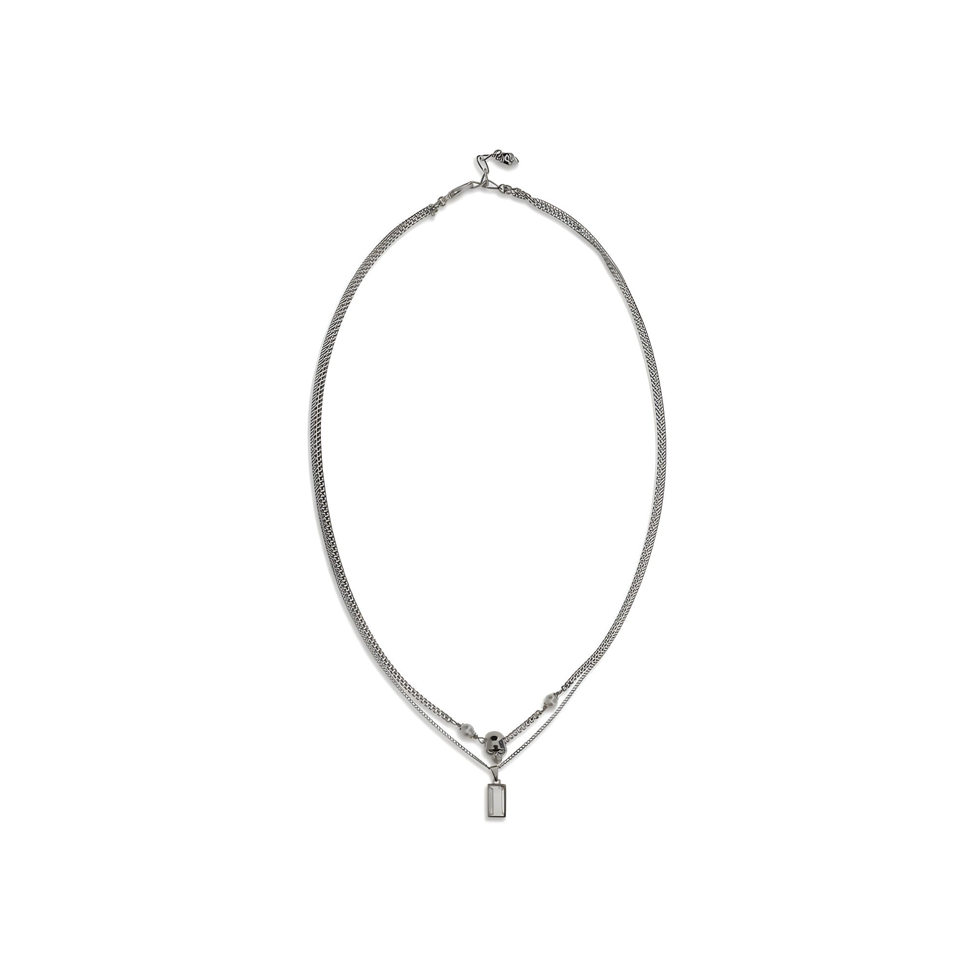 Alexander McQueen Silver Brass Necklace