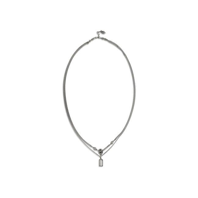 Alexander McQueen Silver Brass Necklace
