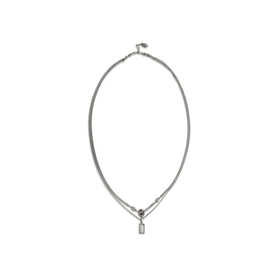 Alexander McQueen Silver Brass Necklace