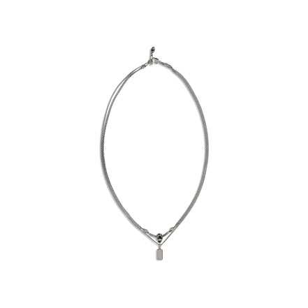 Alexander McQueen Silver Brass Necklace
