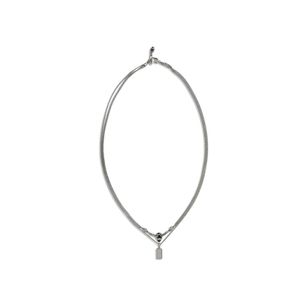Alexander McQueen Silver Brass Necklace